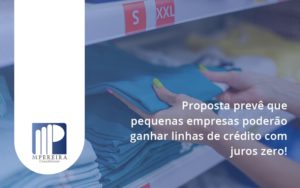 Proposta Prevê Que Pequenas Empresas Poderão Ganhar Linhas De Crédito Com Juros Zero M Pereira - M.PEREIRA Contabilidade